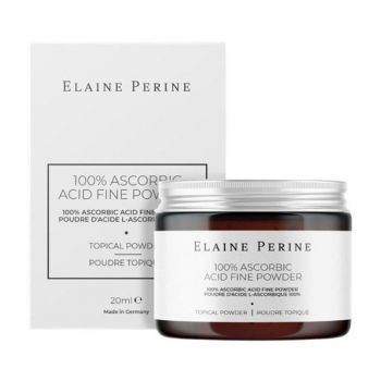 Pudra Fina de Acid Ascorbic - Elaine Perine 100% Ascorbic Acid Fine Powder, 20 ml