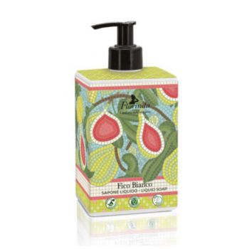 Sapun Lichid Vegetal cu Parfum de Smochine Albe - La Dispensa Florinda Sapone Liquido Fico Bianco, 500 ml