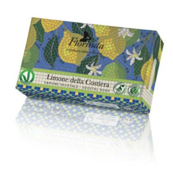 Sapun Vegetal cu Parfum de Lamaie - La Dispensa Florinda Sapone Vegetale Limone della Costiera, 100 g