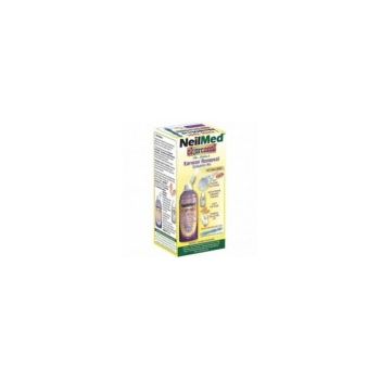 Set Curatare Urechi, NeilMed, Clearcanal, pentru indepartea Excesului de Ceara si Curatare, cu Solutie Salina, 75ml