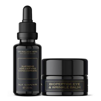 Set Duo Lift, Sui Generis by Dr. Raluca Hera Haute Couture Skincare - Ser Concentrat Anti-Aging 30 ml, Balsam Pentru Ochi si Riduri 15 ml