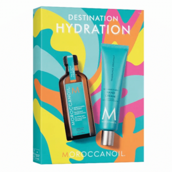 Set pentru hidratare Moroccanoil Destination Hydration Original 100ml+100ml