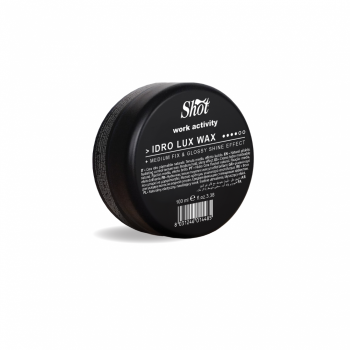 SHOT - IDRO LUX WAX pentru par - hidro-modelabila naturala, fixaj mediu, efect lucios 100 ml