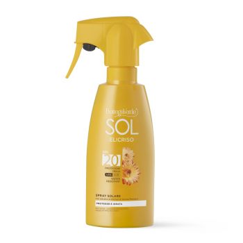 Spray protectie solara, cu extract de helycrysum de la Domeniul Massaini SPF20