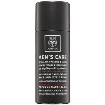 Apivita Men's Care Anti-Wrinkle Anti-Fatigue Face and Eye Cream crema anti-rid pentru față și ochi