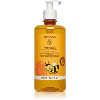 Apivita Mini Bees Gentle Kids Shower Gel Orange&Honey gel de dus pentru corp si par pentru copii