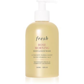 fresh Rose Morning Body & Hand Wash gel de duș de trandafir