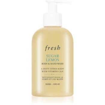 fresh Sugar Lemon Body & Hand Wash gel de duș