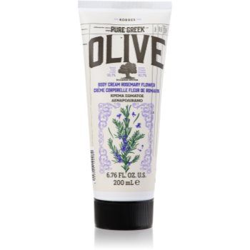 Korres Pure Greek Olive & Rosemary Flower crema de corp hidratanta cu ulei de masline