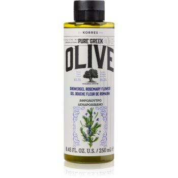 Korres Pure Greek Olive & Rosemary Flower gel de dus revigorant