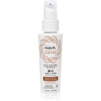 oBoticário Match. Science of Curves ulei pentru par pentru par ondulat si cret