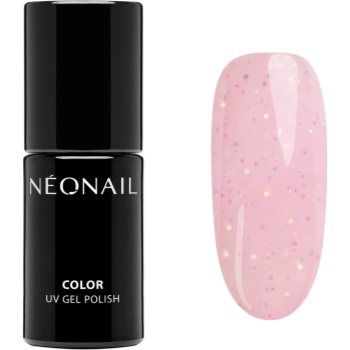 NEONAIL Baby Bloomer lac de unghii sub forma de gel cu particule stralucitoare