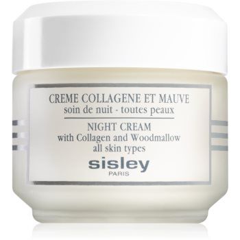 Sisley Night Cream with Collagen and Woodmallow crema de noapte pentru fermitate cu colagen