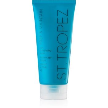 St.Tropez Prep & Maintain crema peeling pentru corp pentru intensificarea bronzului