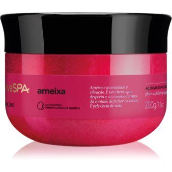 oBoticário Nativa SPA Plum Flower exfoliant de corp cu zahăr