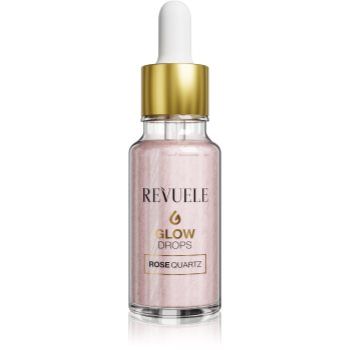 Revuele Glow Drops Rose Quartz ser cu efect iluminator corp si fata Revuele Glow Drops Rose Quartz ser cu efect iluminator corp si fata