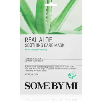 Some By Mi Clinical Solution Aloe Soothing Care Mask mască textilă calmantă