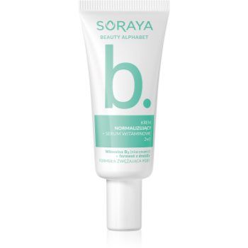 Soraya Beauty Alphabet ser crema pentru reglarea cantitatii de sebum.
