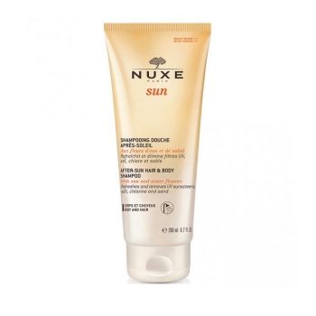 Sampon protectie solara Nuxe Sun 200ml (Concentratie: Sampon, Gramaj: 200 ml) Sampon protectie solara Nuxe Sun 200ml (Concentratie: Sampon, Gramaj: 200 ml)