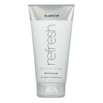 Masca Nuantatoare pentru Reimprospatarea Culorii - Subrina Professional Refresh Colour Mask, nuanta Platinum, 150 ml