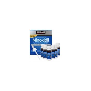 Solutie 12 Luni, Kirkland, Minoxidil, 5%, Tratament Impotriva Caderii Parului, 12x 60ml