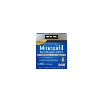 Solutie 9 Luni, Kirkland, Minoxidil, 5%, Tratament Impotriva Caderii Parului, 9x 60ml