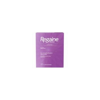Solutie Cresterea Parului pentru Femei, Johnson & Johnson, Regaine, Minoxidil 2%, Pulverizator Inclus, 3x 60ml