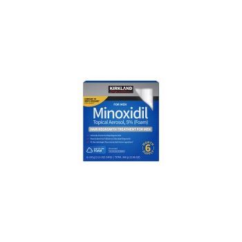 Spuma 9 Luni, Kirkland, Minoxidil, 5%, Tratament Impotriva Caderii Parului, 9x 60ml