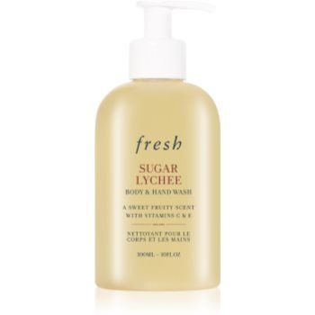 fresh Sugar Lychee Body & Hand Wash gel de duș