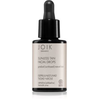 JOIK Organic Sunless Tan picaturi pentru bronzare faciale