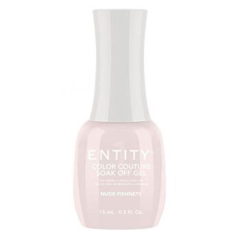 Gel Pigmentat pentru Unghii - Entity Color Couture Soak Off Gel, nuanta "Nude Fishnets", 15 ml