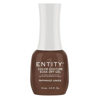 Gel Pigmentat pentru Unghii - Entity Color Couture Soak Off Gel, nuanta "Papparazzi Jungle", 15 ml