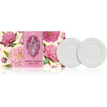La Florentina Arboreal Peony Sculpted Soap Set Sapun natural bujor