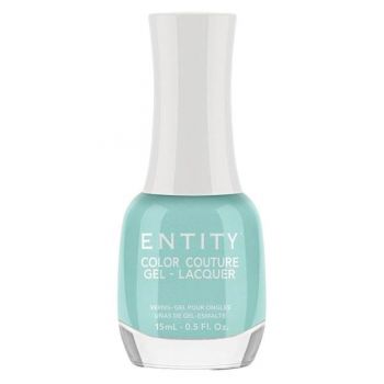 Lac de Unghii cu Efect de Gel - Entity Color Couture Gel - Lacquer, nuanta "Camera Shy", 15 ml