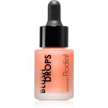 Rodial Blush Drops blush lichid și luciu de buze ofera hidratare si stralucire