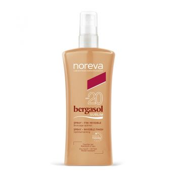 Spray finish invizibil Noreva Bergasol Sublim SPF 20+, 125 ml