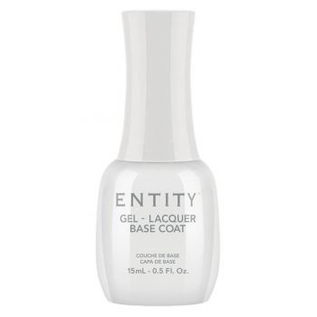 Baza de Unghii pentru Lac cu Efect de Gel - Entity Gel - Lacquer Base Coat, 15 ml