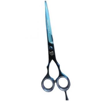 Foarfeca profesionala Jaguar Prestyle Ergo de 7 inch Albastru + Cadou Husa de catifea Neagra