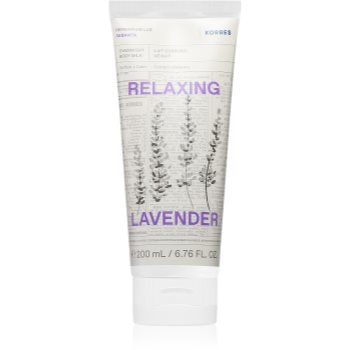 Korres Relaxing Lavender lapte relaxant pentru corp pentru noapte