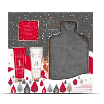 Set Cadou Snuggly - The Luxury Bathing Company Toasted Praline & Sweet Vanilla, 1 set