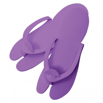 Papuci pedichiura mov Bournas Medicals Soft Care Eva Pedicure flip flops Purple 12set