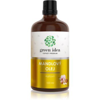 Green Idea Topvet Premium Almond oil ulei facial presat la rece