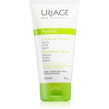 Uriage Hyséac Hydra Soothing Cleansing Cream crema de curatare cu efect de calmare pentru pielea cu imperfectiuni