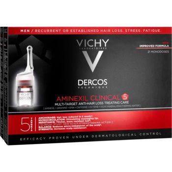 Vichy Dercos Aminexil Clinical 5 Tratament împotriva căderii părului pentru barbati