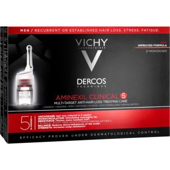 Vichy Dercos Aminexil Clinical 5 Tratament împotriva căderii părului pentru barbati de firma original