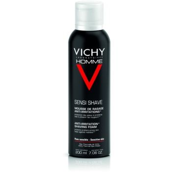 Vichy Homme Anti-Irritation spumă pentru bărbierit pentru piele sensibila si iritabila
