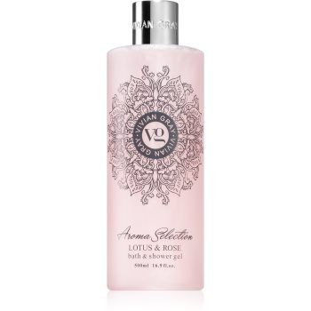 Vivian Gray Aroma Selection Lotus & Rose gel de dus si baie ieftina