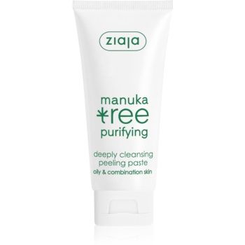 Ziaja Manuka Tree Purifying pasta pentru exfoliere pentru piele normala si grasa