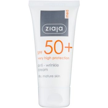 Ziaja Med Protecting UVA + UVB crema contur pentru bronzat SPF 50+ ieftina