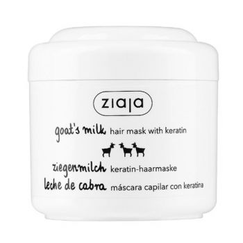 Masca de Par cu Keratina cu Lapte de Capra - Ziaja Goat`s Milk Hair Mask with Keratin, 200 ml